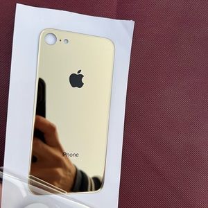 iPhone 8 ] Back Glass | BIG HOLE |Custom|Gold  |Ships Fast |